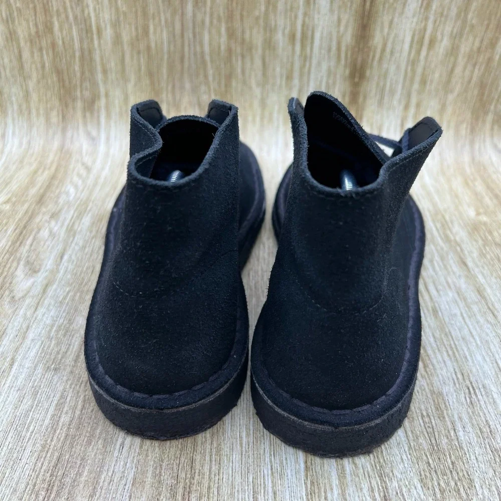 Clarks Originals Desert Boot Men's Size 7 Black‎ Suede Chukka Crepe Sole